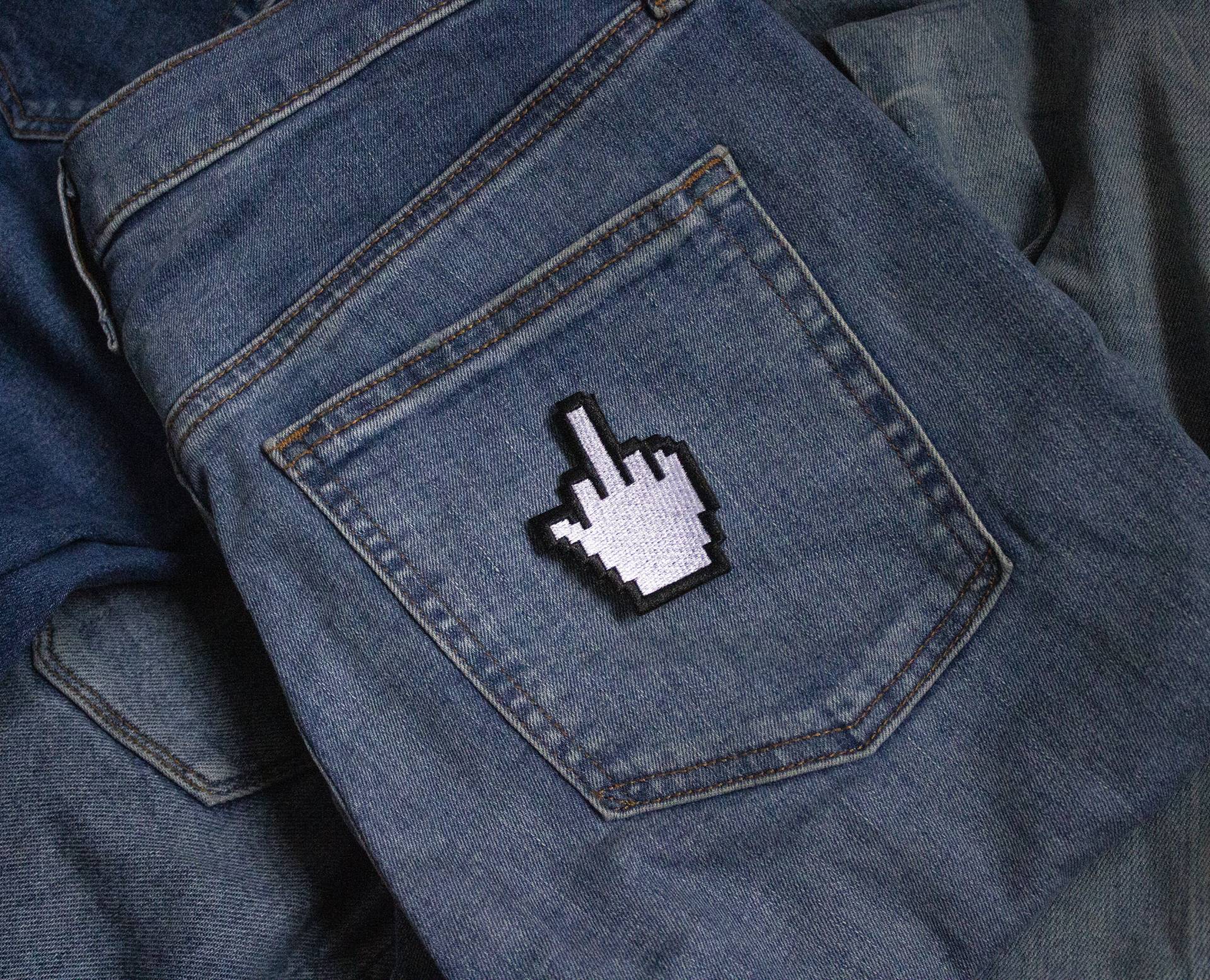 Cursor Gestickter Aufnäher Zum Aufnähen von EmeraldCutCo