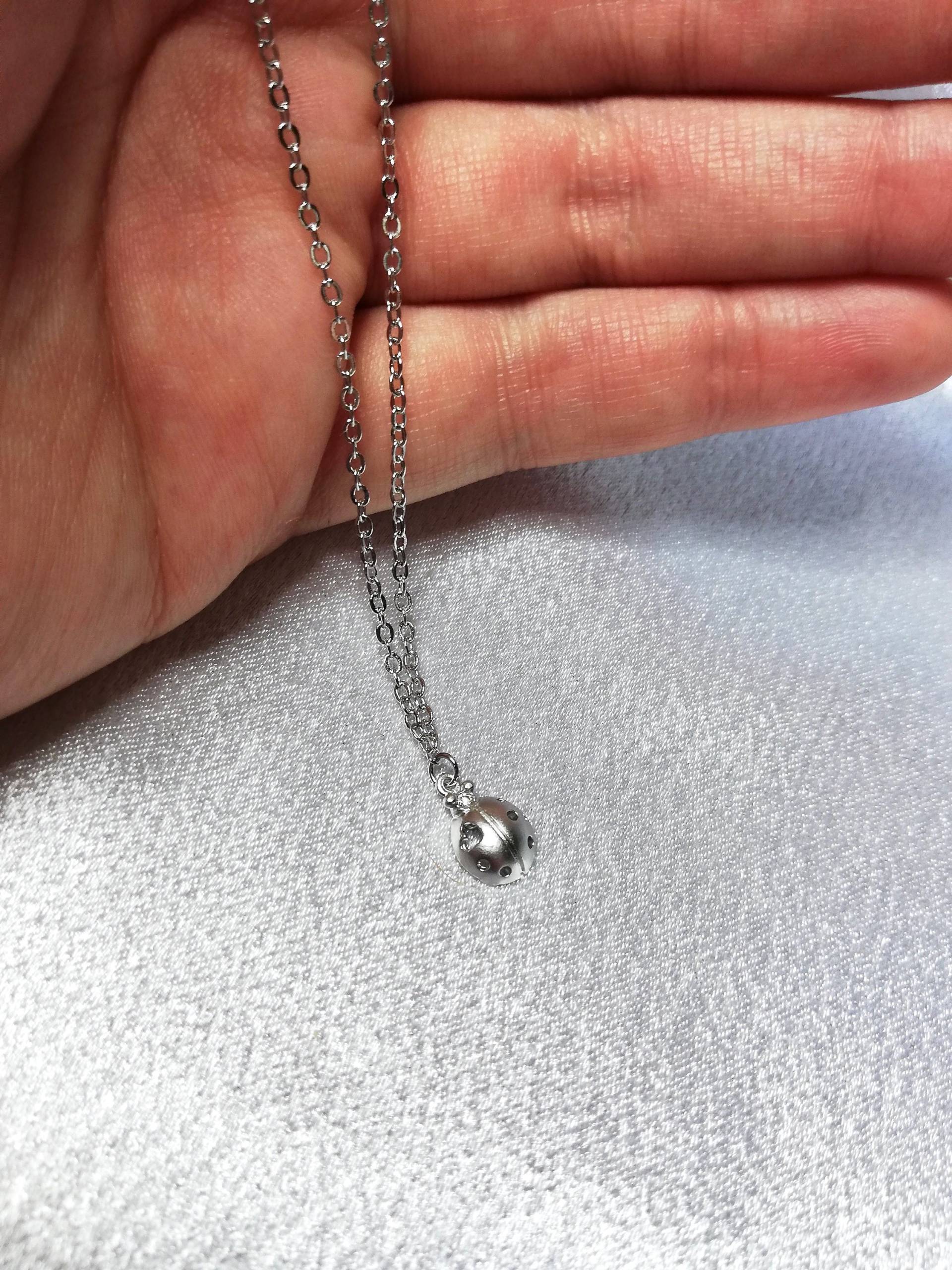 Zierliche Silber Marienkäfer Charme Zarte Cz Zirkonia Anhänger Tier Insekt Halskette Schichtung Kleines Einfache Kette Zierliche Silber Marienkäfer Charme Zarte Cz Zirkonia Anhänger Tier Insekt Halskette Schichtung Kleines Einfache Kette von EmeraldFallsJewels