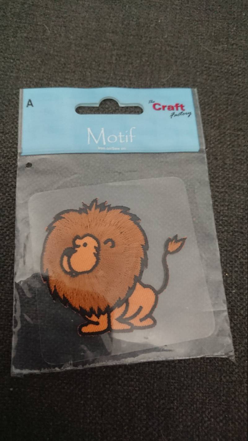Die Craft Factory, Eisen Auf/Nähen Motiv, Löwe von EmeraldIsleDesign