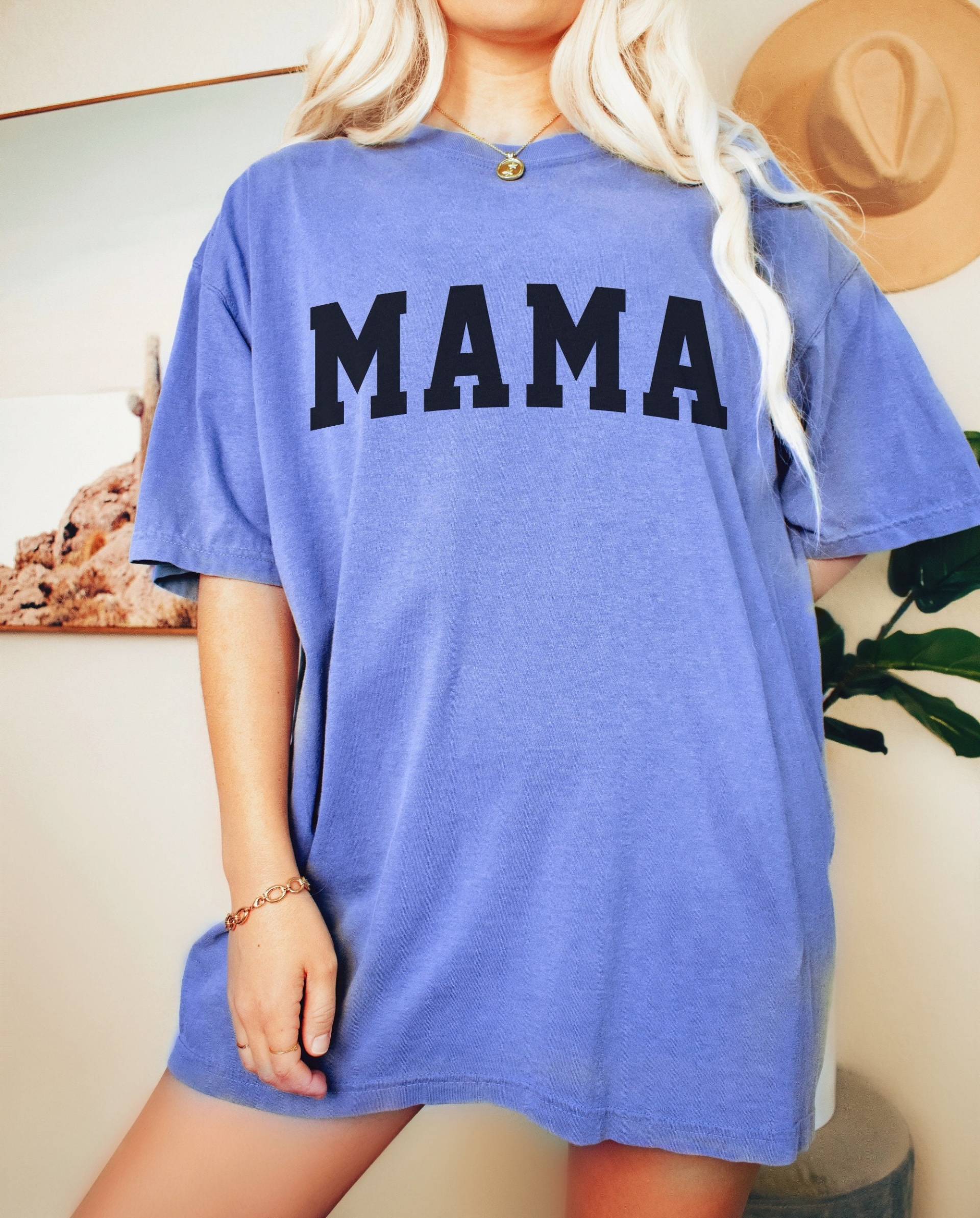 Komfort Farben T-Shirt, Mama Shirt, Neue Mutter Shirt, Schwangerschaftansage, Muttertagsgeschenk, Von Jungen, Mädchen, Mama von EmeraldandJadeCo