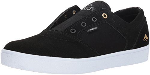 Emerica Herren Figgy Dose Skate-Schuh, Schwarz/Weiß/goldfarben, 41 EU von Emerica