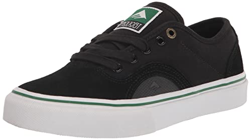 Emerica Herren Provost G6 Low Top Skateschuh, Schwarz/Weiß/goldfarben, 42 EU von Emerica