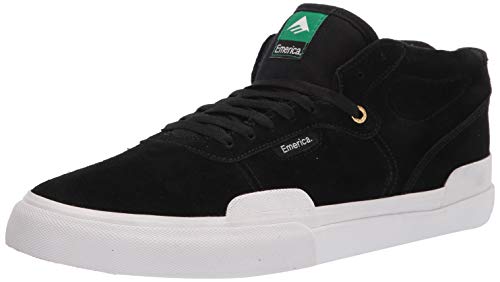 Emerica Herren Säule Skate-Schuh, Schwarz/Weiß/goldfarben, 42 EU von Emerica