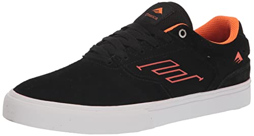 Emerica Herren Skateschuh Skate-Schuh, schwarz/weiß/orange, 46 EU von Emerica