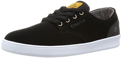 Emerica Herren The Romero Laced Skate-Schuh, Schwarz/Schwarz/Weiß, 36.5 EU von Emerica