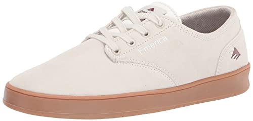 Emerica Herren The Romero Laced Skate-Schuh, Weiß/Rot/Kaugummi, 44 EU von Emerica