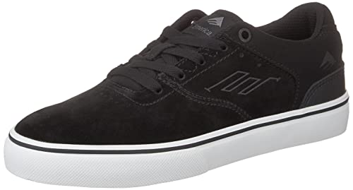 Emerica Herren Vulc Youth Low Top Skate Schuh, Schwarz, Weiß (Black/White/Gum), 46 EU von Emerica