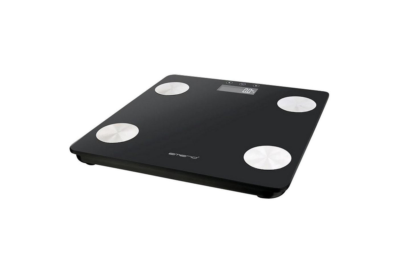 Emerio Körper-Analyse-Waage EMERIO Personenwaage BR-125479, Körperanalyse-Funktion, glas, schwarz von Emerio