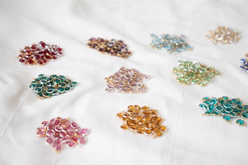 Funkelnde Kristall Geburtsstein Anhänger | Geburtsmonat Geschenk Für Mama Geburtstagsgeschenk Sie Drücken von EmeryandOpal