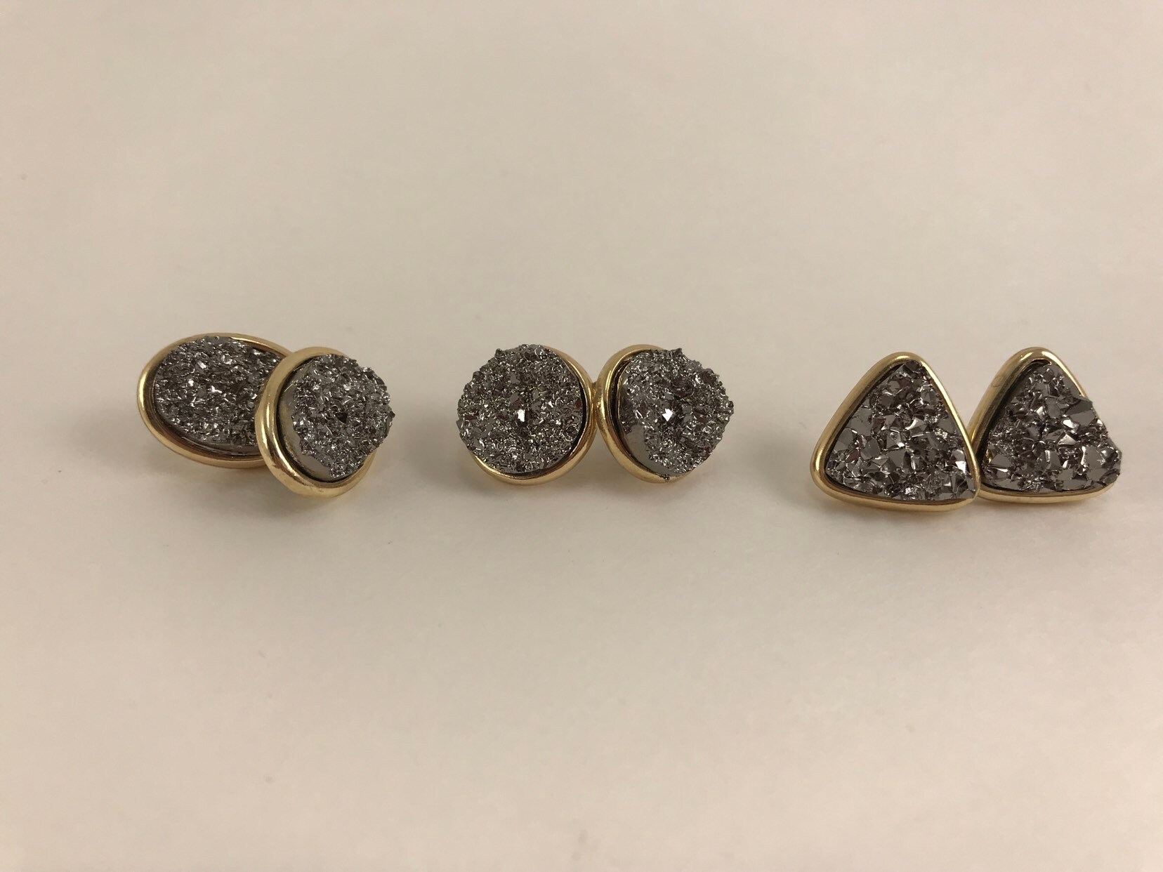 Druzy Ohrringe, Ohrstecker + Boutique Ohrringe Boho Schmuck Zierliche Blatt Druzy Ohrringe, Ohrstecker + Boutique Ohrringe Boho Schmuck Zierliche Blatt von EmiJuneJewelry