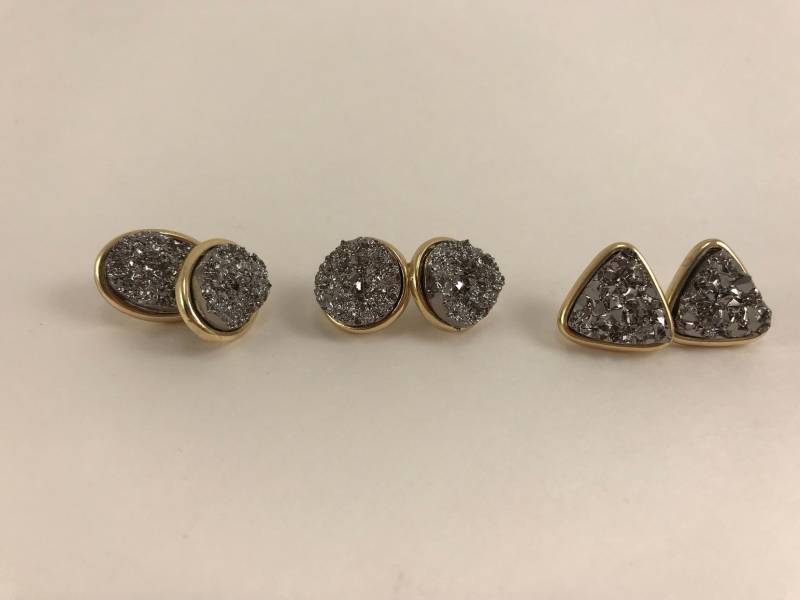 Druzy Ohrringe, Ohrstecker + Boutique Ohrringe Boho Schmuck Zierliche Blatt Druzy Ohrringe, Ohrstecker + Boutique Ohrringe Boho Schmuck Zierliche Blatt von EmiJuneJewelry