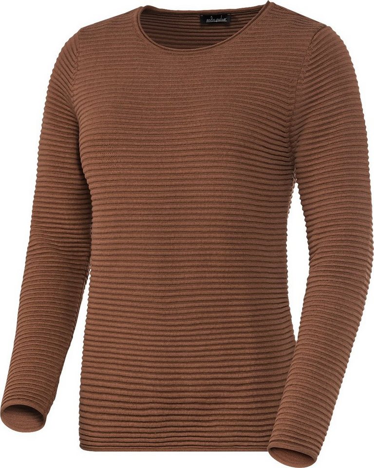 Emilia Parker Strickpullover mit Relief-Struktur und aus reiner Baumwolle von Emilia Parker