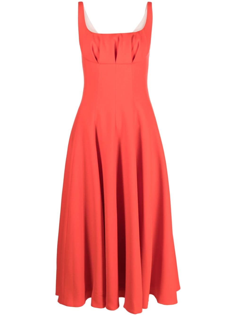 Emilia Wickstead Collins Midikleid - Orange von Emilia Wickstead