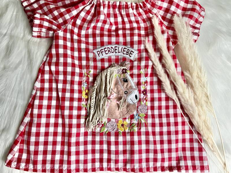 Boho Pferd Lulu Tunika Zur Einschulung Oder Geburtstag Gr. 68 - 140 von EmiliasTraumwerkstat