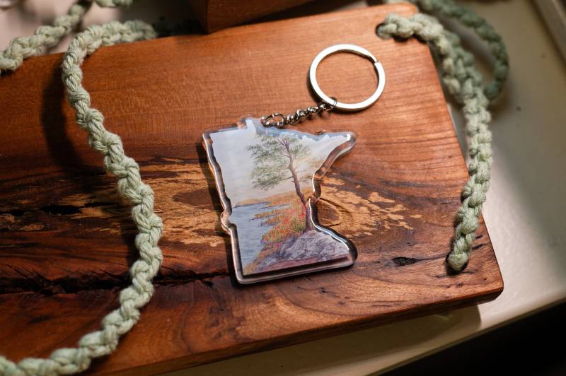 Tettegouche Schlüsselanhänger, Minnesota State Park, Parks, Souvenirs, Home Schlüsselanhänger von EmilieTaylorLLC