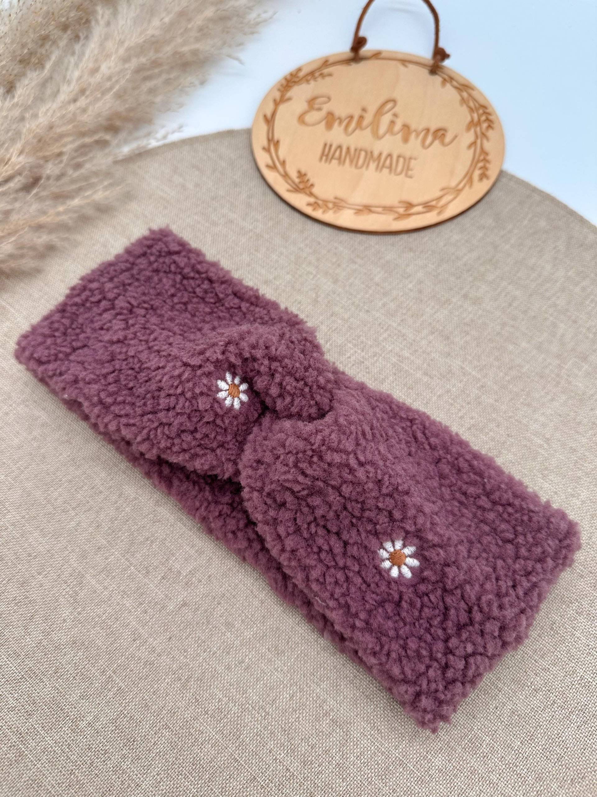 Knotenhaarband Teddyfleece | Babys Kinder & Mamas von EmilimaHandmade