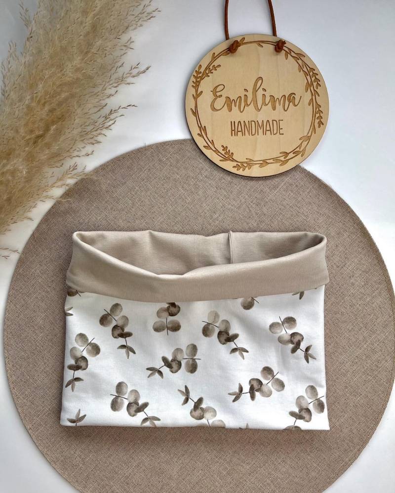 Loop Loopschal Schlupfschal Baby Kleinkind Jersey Mit Motiven von EmilimaHandmade