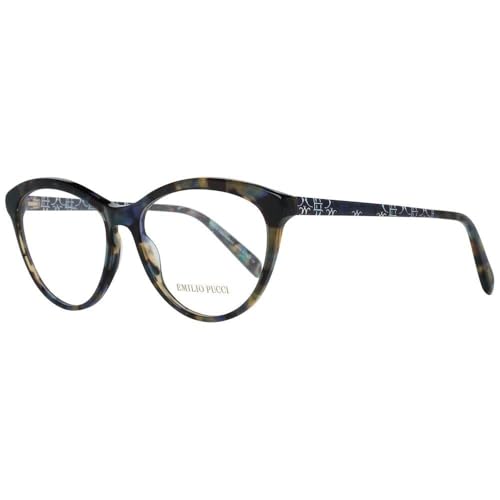 Emilio Pucci Unisex-Erwachsene EP5067 055 53 Brillengestelle, Braun (Avana COLORATA) von Emilio Pucci