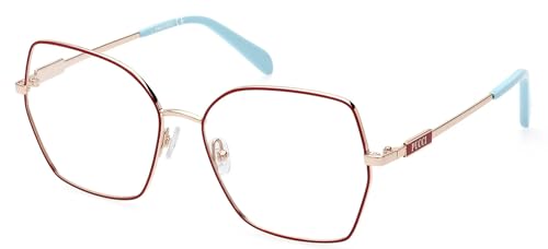 PUCCI Unisex EP5213 Lunettes de Soleil, Bordeaux/Other, 56 von Emilio Pucci