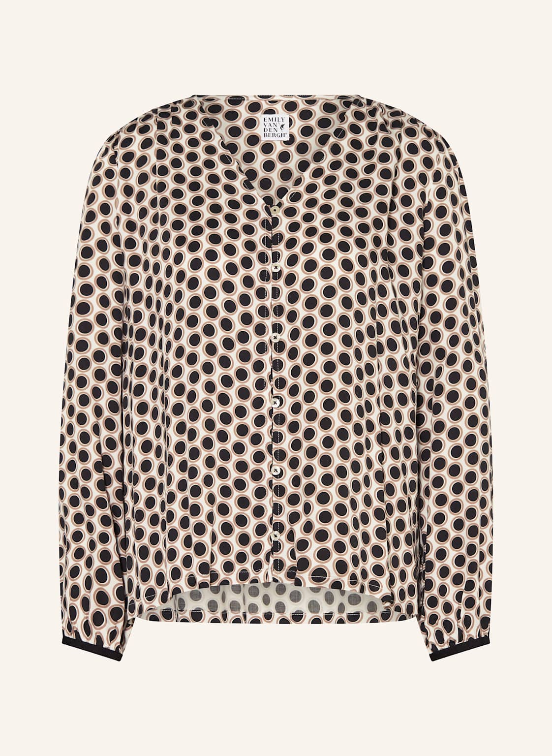 Emily Van Den Bergh Bluse schwarz von Emily VAN DEN BERGH