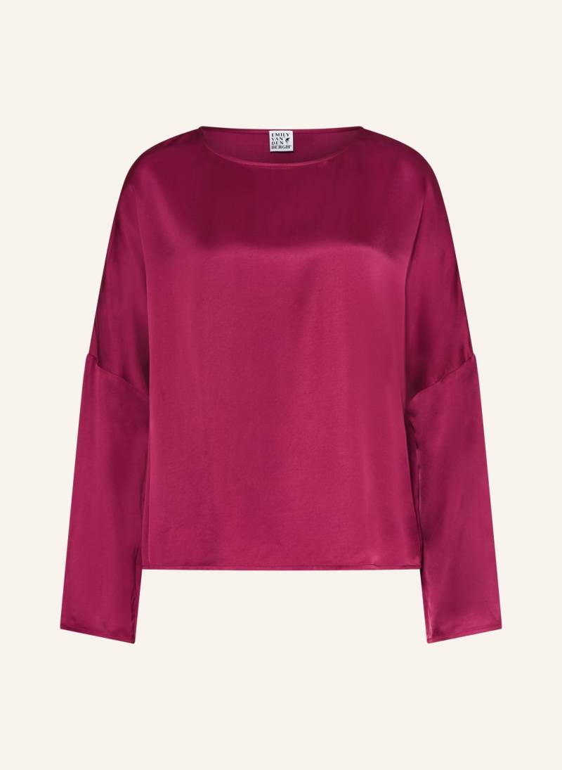Emily Van Den Bergh Blusenshirt Aus Satin rot von Emily VAN DEN BERGH