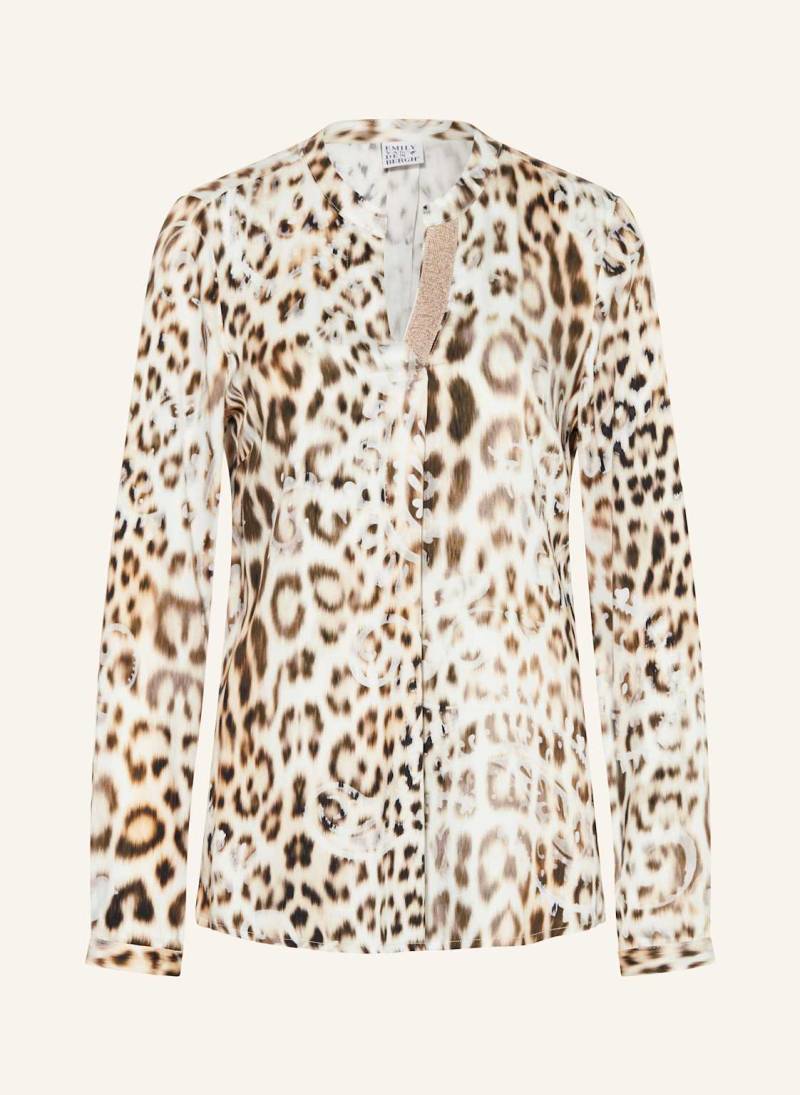 Emily Van Den Bergh Blusenshirt Mit Glitzergarn weiss von Emily VAN DEN BERGH