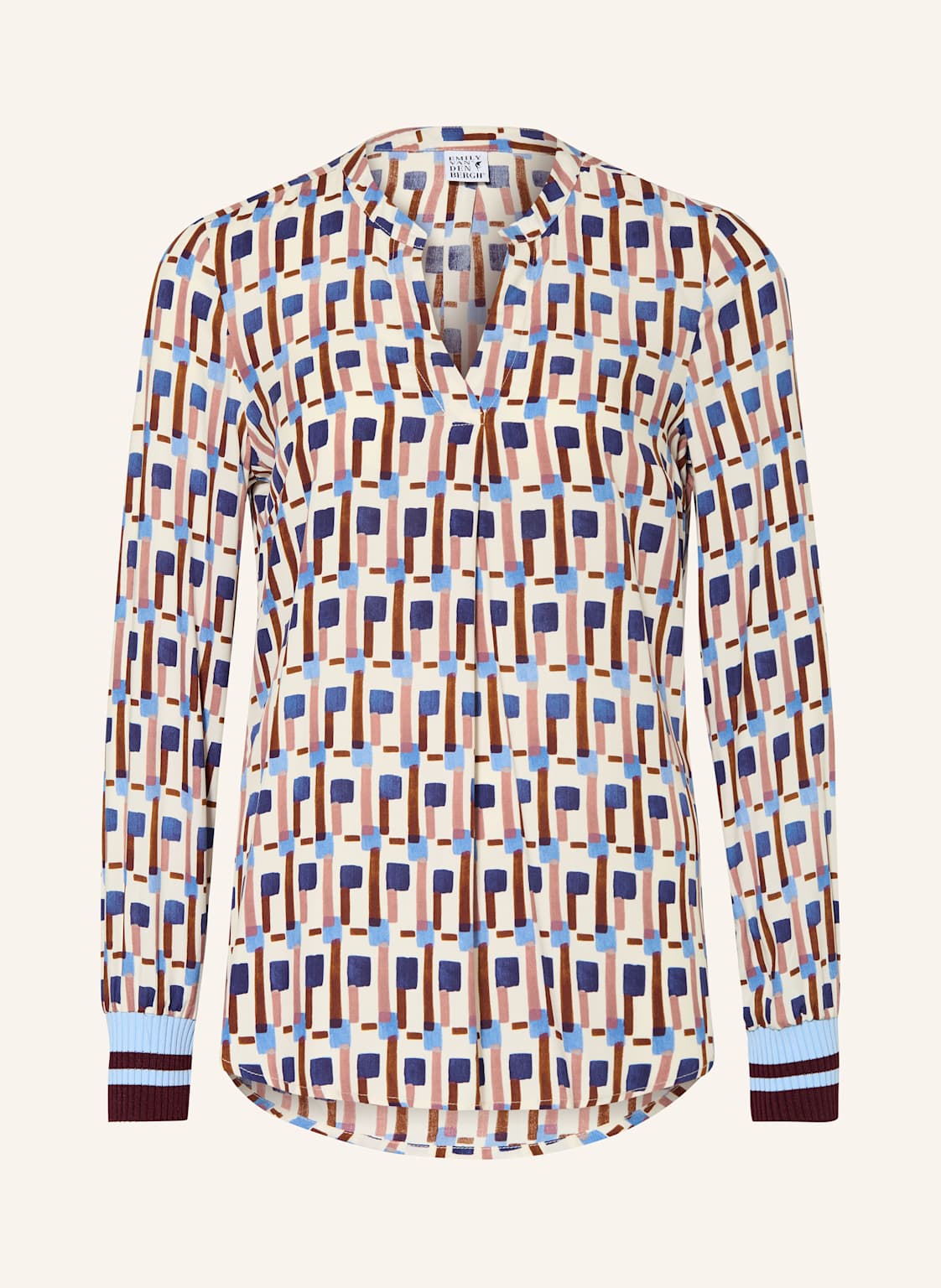 Emily Van Den Bergh Blusenshirt blau von Emily VAN DEN BERGH