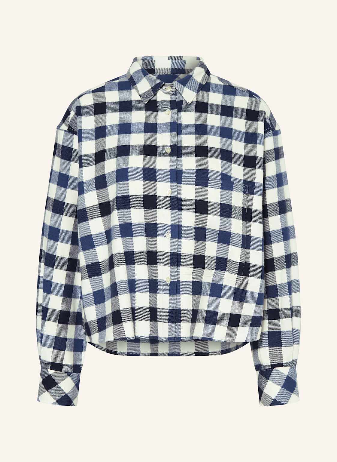 Emily Van Den Bergh Hemdbluse Aus Flanell blau von Emily VAN DEN BERGH