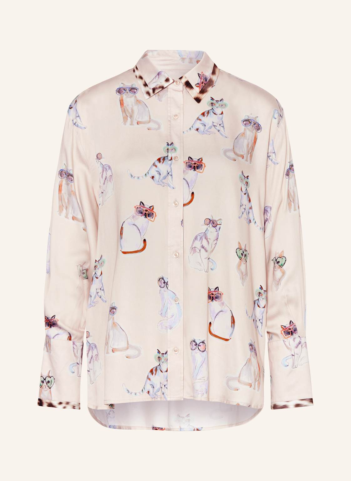 Emily Van Den Bergh Hemdbluse beige von Emily VAN DEN BERGH