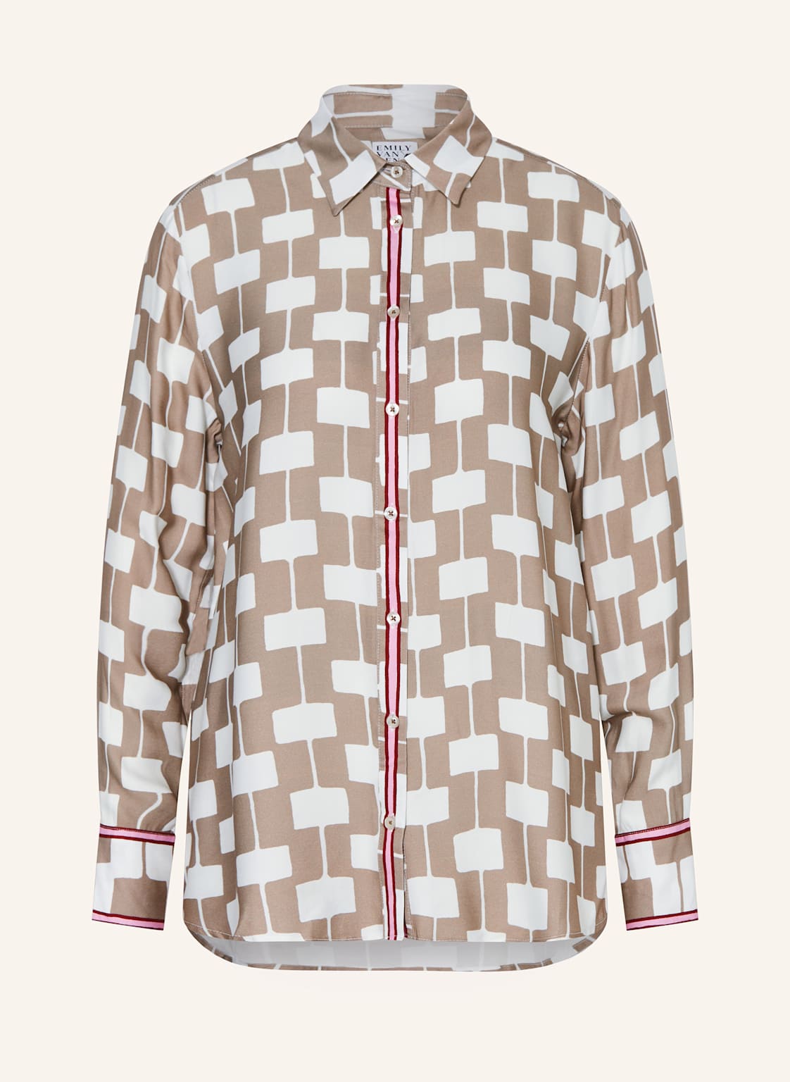 Emily Van Den Bergh Hemdbluse beige von Emily VAN DEN BERGH