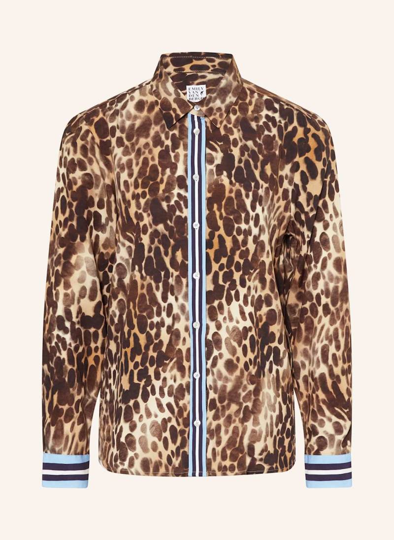 Emily Van Den Bergh Hemdbluse braun von Emily VAN DEN BERGH