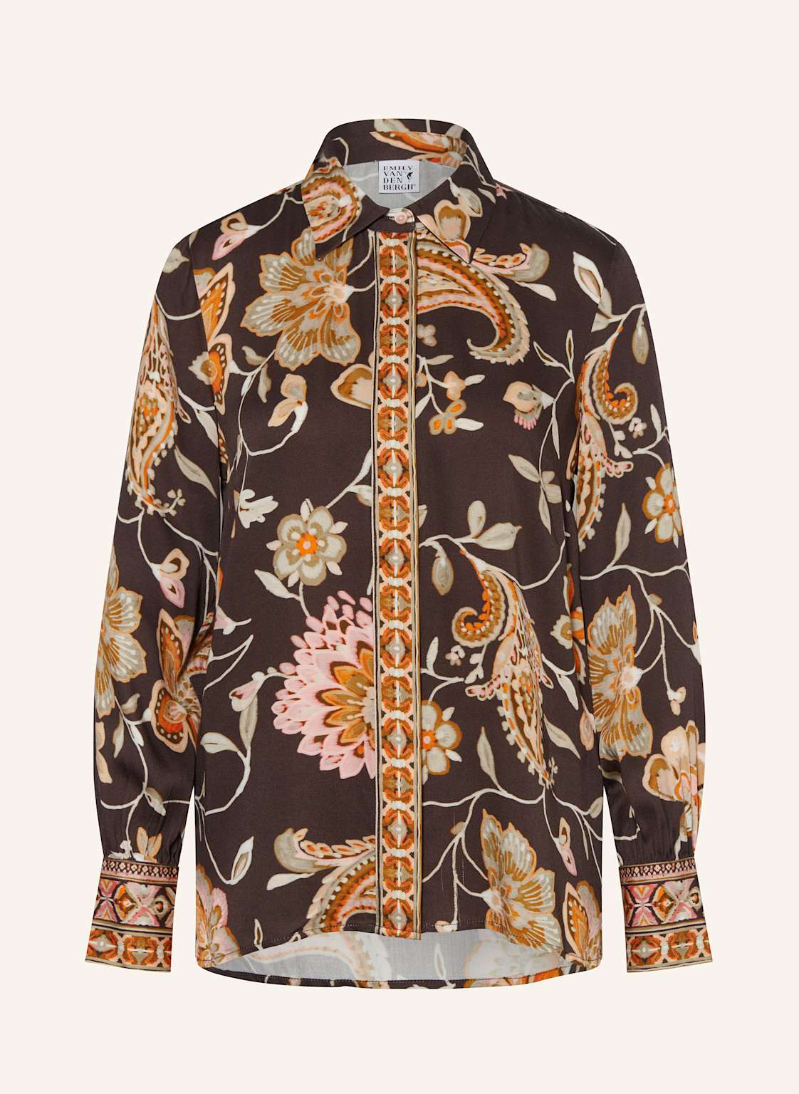 Emily Van Den Bergh Hemdbluse braun von Emily VAN DEN BERGH