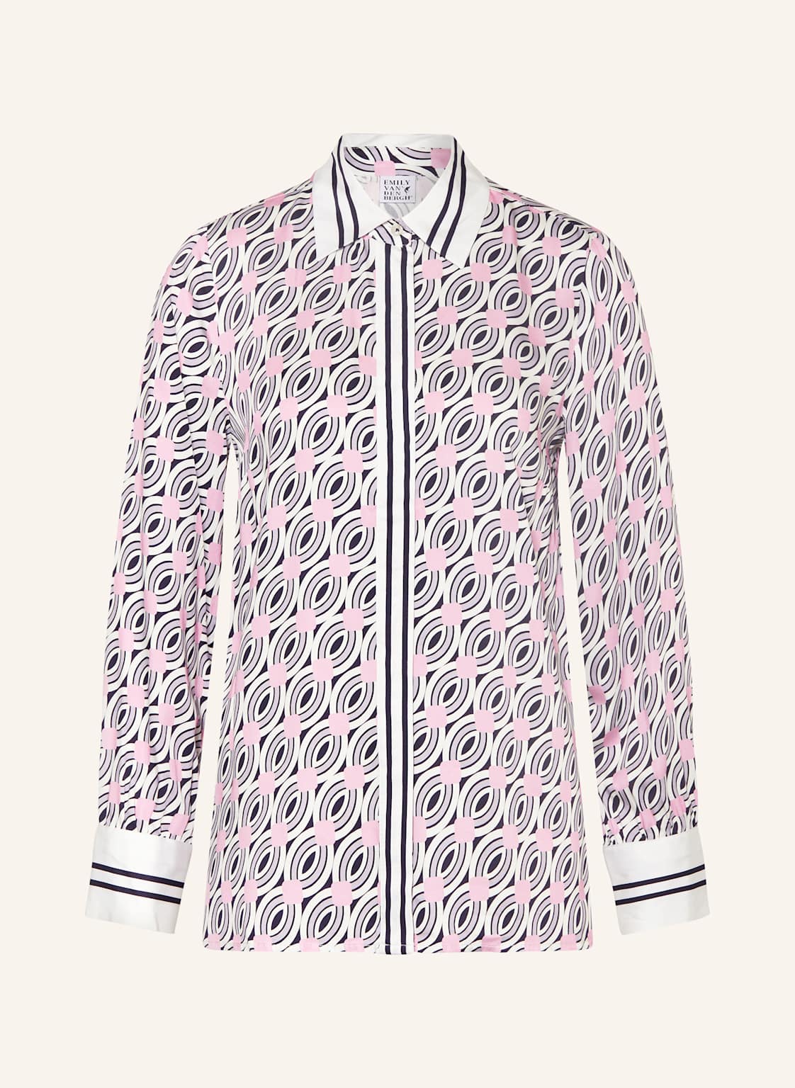 Emily Van Den Bergh Hemdbluse rosa von Emily VAN DEN BERGH