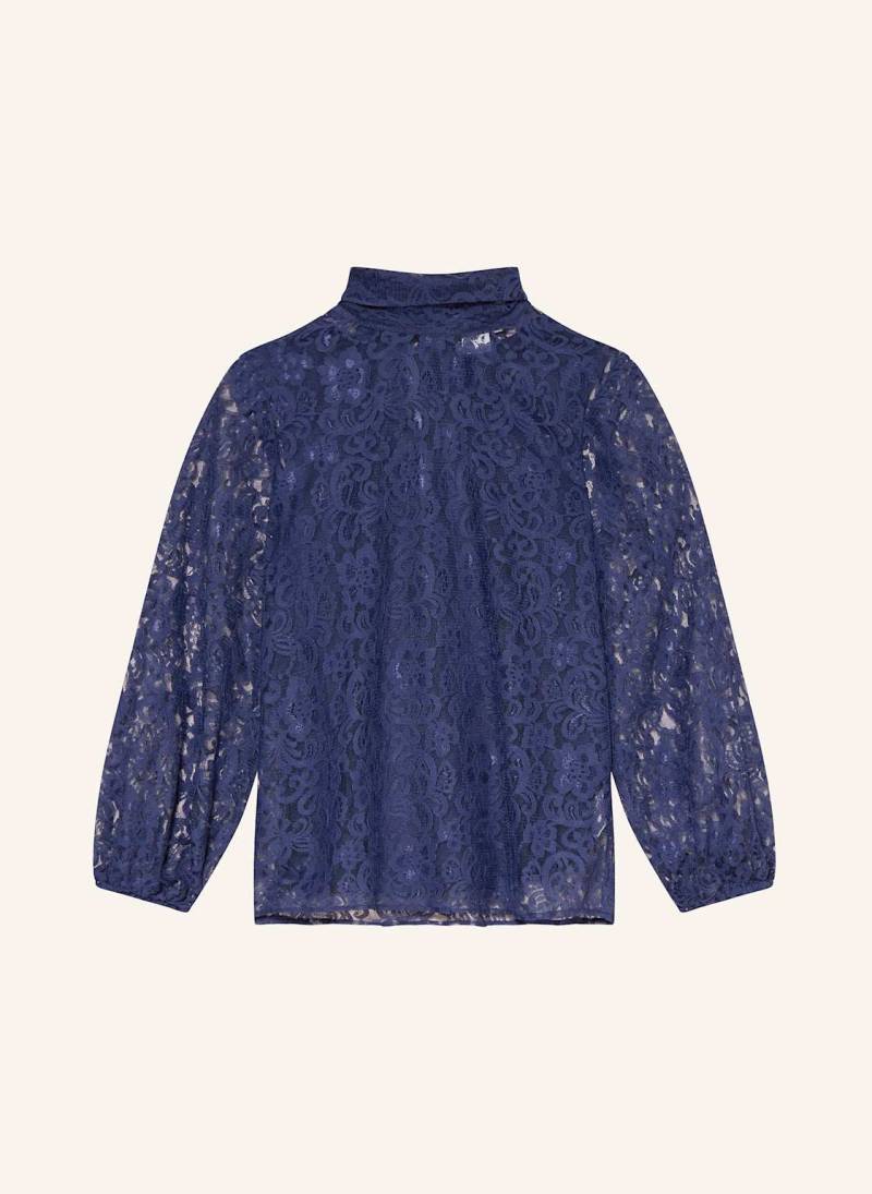 Emily Van Den Bergh Schluppenbluse Aus Spitze blau von Emily VAN DEN BERGH
