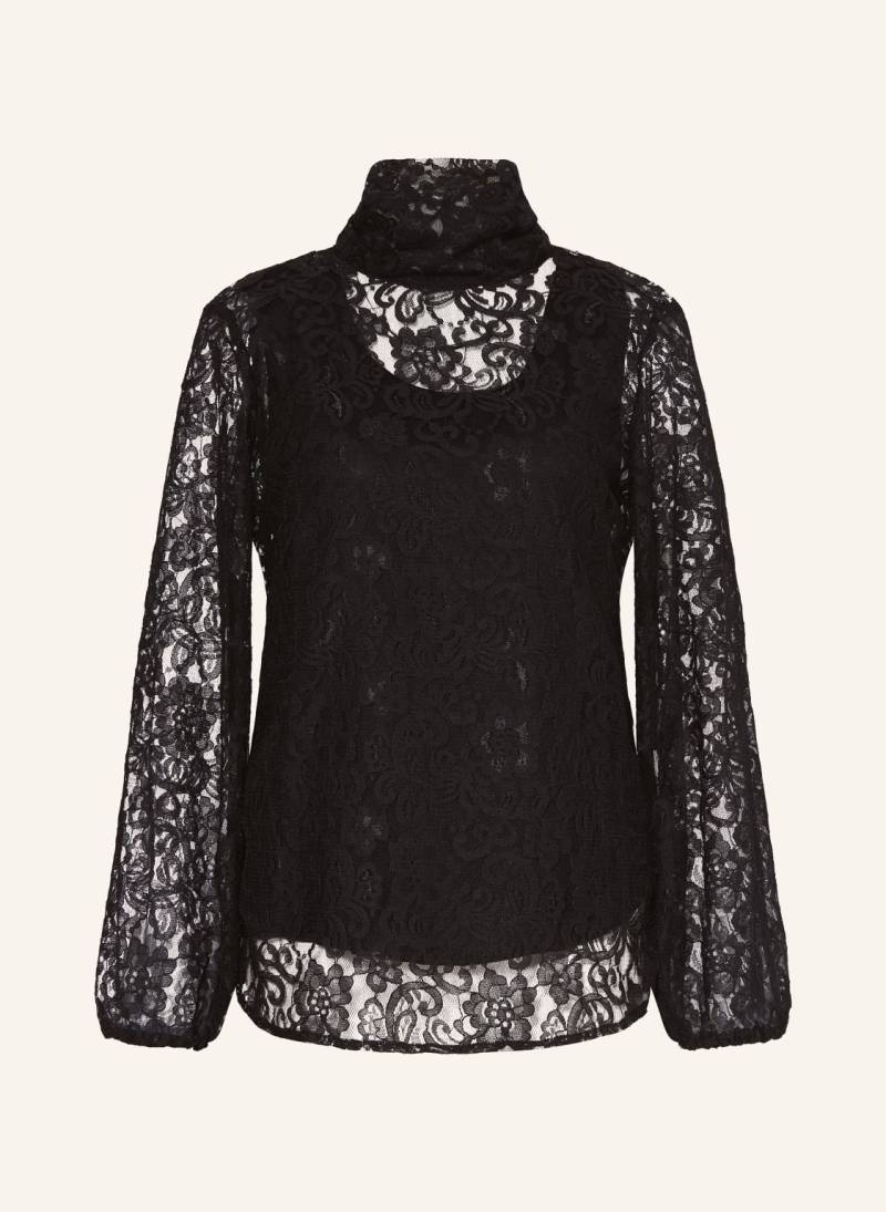 Emily Van Den Bergh Schluppenbluse Aus Spitze schwarz von Emily VAN DEN BERGH