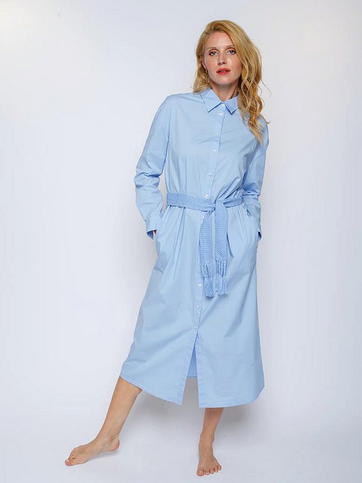 Emily Van Den Bergh Blusenkleid Hemd Light Blue von Emily Van Den Bergh