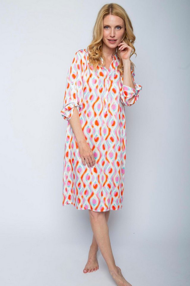 Emily Van Den Bergh Blusenkleid Kleid EMILY VAN DEN BERGH bunt von Emily Van Den Bergh