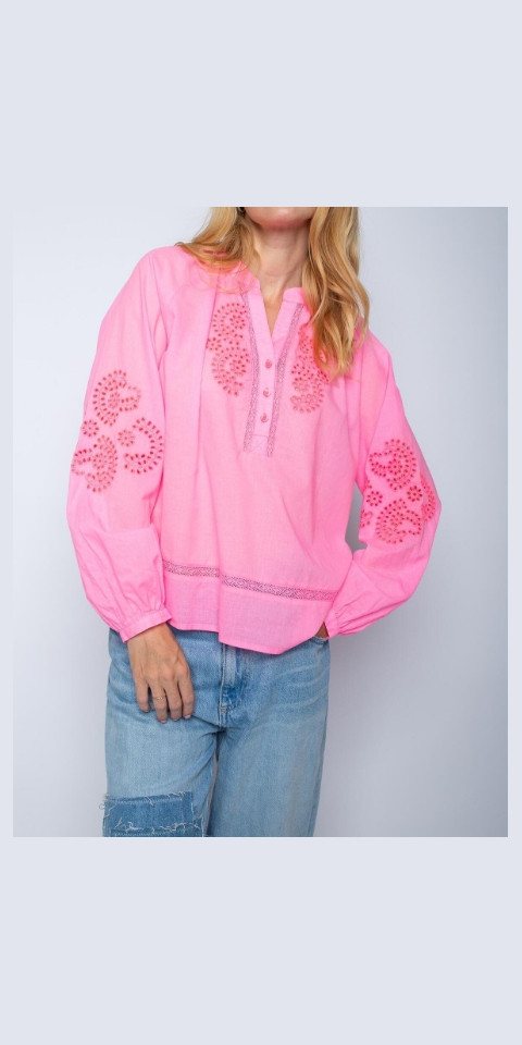 Emily Van Den Bergh Hemdbluse Bluse EMILY VAN DEN BERGH pink Emily Van Den Bergh Hemdbluse Bluse EMILY VAN DEN BERGH pink von Emily Van Den Bergh