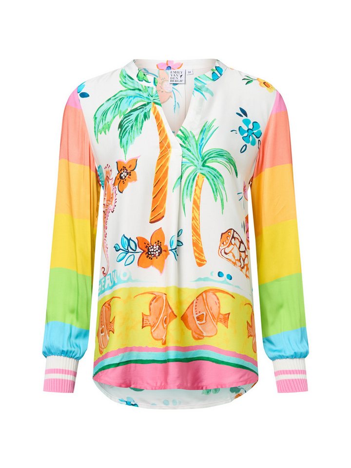 Emily Van Den Bergh Shirtbluse Multi Beach Comic Emily Van Den Bergh Shirtbluse Multi Beach Comic von Emily Van Den Bergh