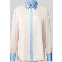 Emily Van den Bergh Hemdbluse aus Viskose mit Umlegekragen in Offwhite, Größe 40 von Emily Van den Bergh