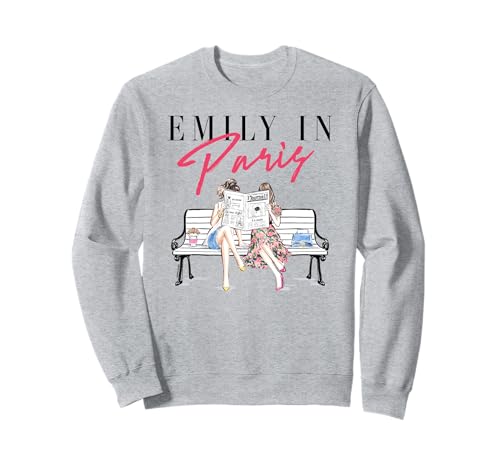 Emily in Paris Best Friends Journal Reading Illustration Sweatshirt von Emily in Paris