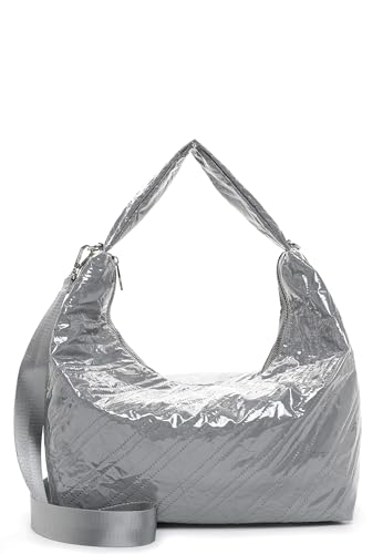 Emily & Noah Beutel E&N Belinda 64461 Damen Handtaschen wattiert silver 830 von Emily & Noah