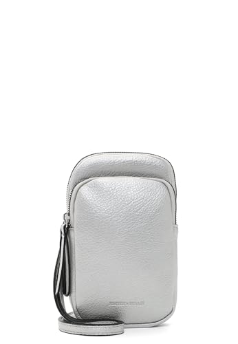 Emily & Noah Handyetui E&N Emma 62485 Damen Handyetuis Uni shinysilver 842 von Emily & Noah