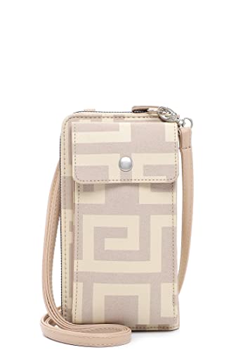 Emily & Noah Handyetui Ilona 63886 Damen Handyetuis Print lighttaupe 911 von Emily & Noah