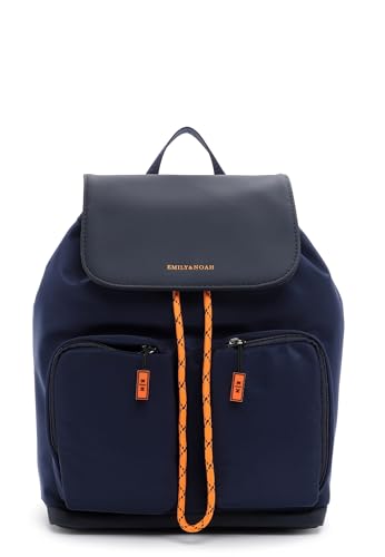 Emily & Noah Rucksack E&N Beatrice 64391 Damen Rucksäcke Material Mix blue 500 von Emily & Noah