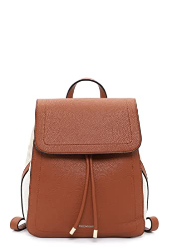 Emily & Noah Rucksack Karoline 63784 Damen Rucksäcke Material Mix cognac 700 von Emily & Noah