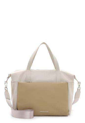 Emily & Noah Shopper E&N Bettina 64543 Damen Handtaschen Zweifarbig sand 420 von Emily & Noah