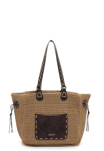 Emily & Noah Shopper E&N Birgit 64514 Damen Handtaschen Material Mix taupe 900 von Emily & Noah