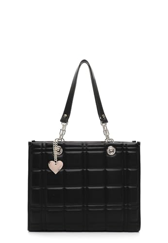 Emily & Noah Shopper E&N Dahlia 64601 Damen Handtaschen Uni black 100 von Emily & Noah