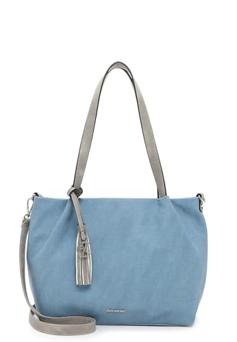 Emily & Noah Shopper E&N Elke 62791 Damen Handtaschen Uni smokeblue 560 von Emily & Noah